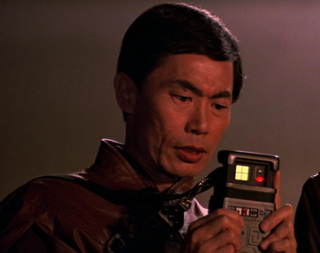 Tricorder and Sulu
